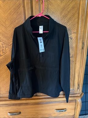 Member’s Mark Black Women's Quarter-Zip Pullover Sweatshirt - XL